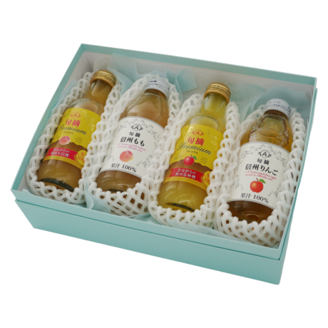 【果のしずく】 旬摘プレミアムジュース 4本入