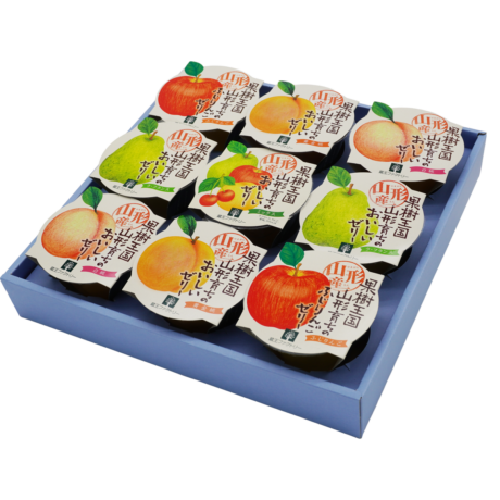 【山のしらべ】果樹王国のおいしいゼリー 9個入