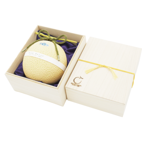 静岡県産最高級マスクメロン(桐箱) 1個入