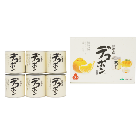 賀實屋 デコポン缶詰5号 6入